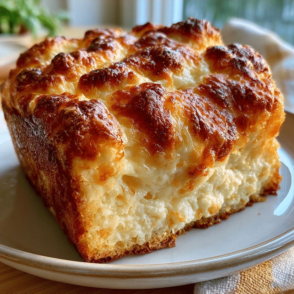 3-Ingredient Cottage Cheese Cloud Bread Loaf — Zero-Carb Magic Slice
