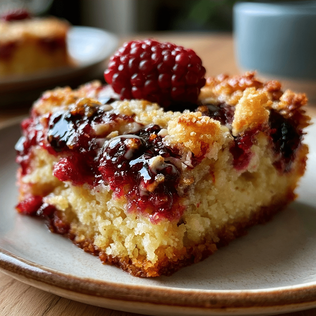 Blackberry Dump Cake