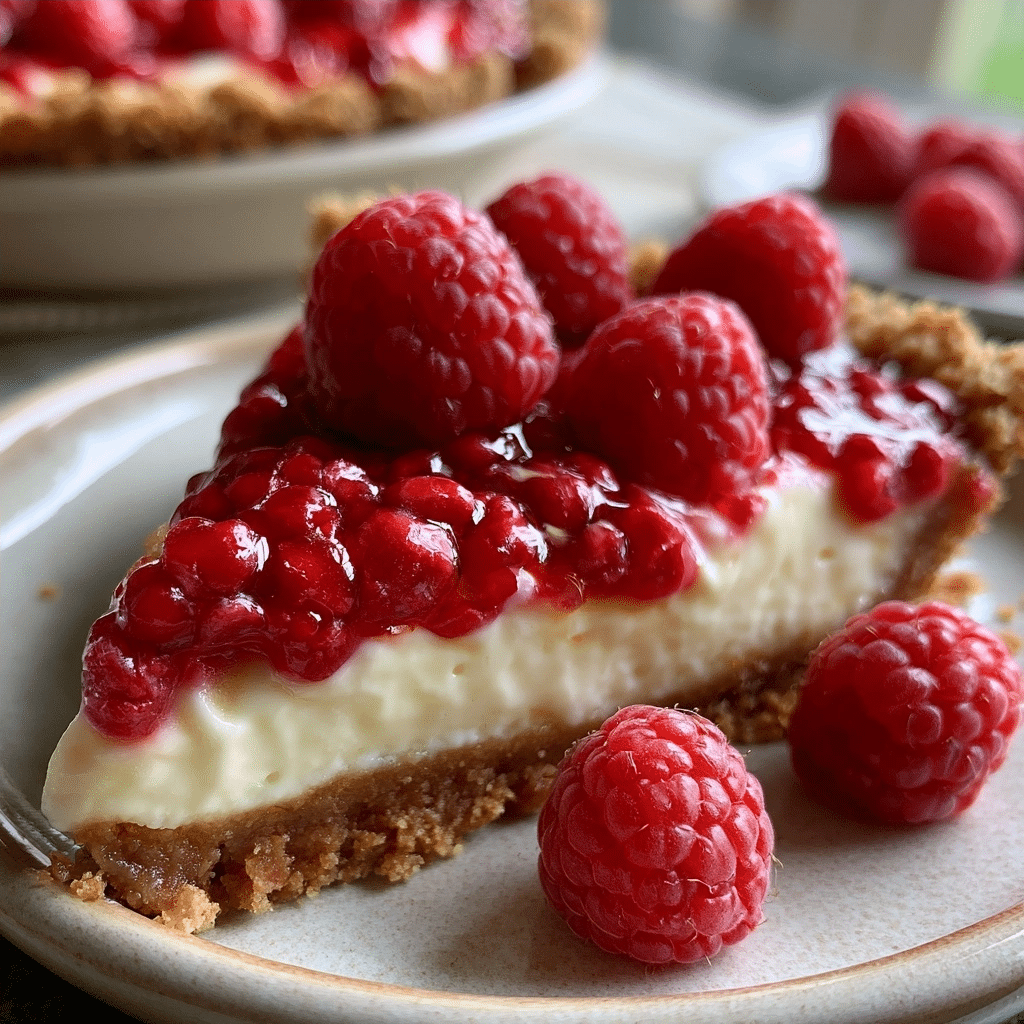 Raspberry Cream Pie