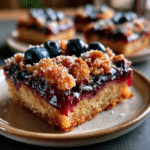 Blueberry Crumble Bars