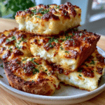 Cottage Cheese Garlic Butter Bread Squares — Zero Dough Soft Pull