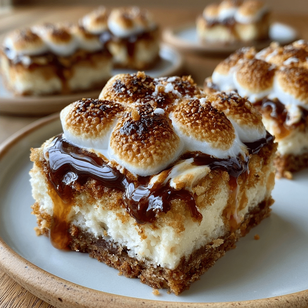 S'mores Cheesecake Bars