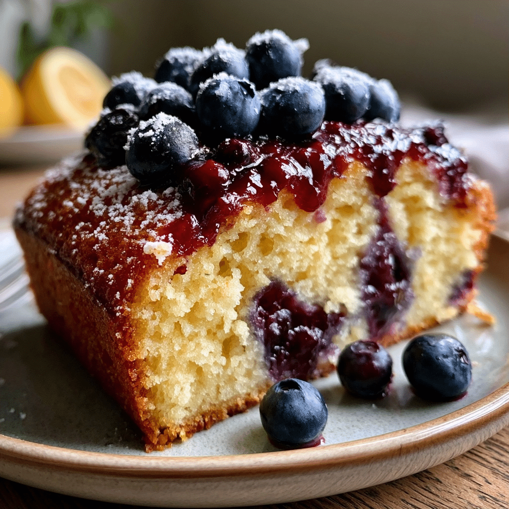 Blueberry Lemon Cake