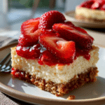 No-Bake Strawberry Cheesecake