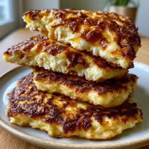 2-Ingredient Cottage Cheese Pancake Stack — Zero-Flour Fluffy Bite