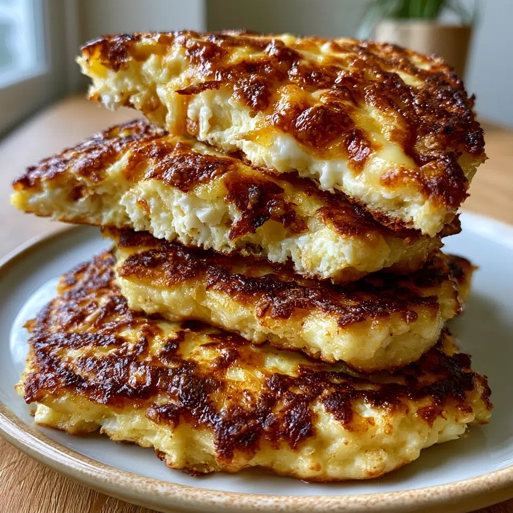 2-Ingredient Cottage Cheese Pancake Stack — Zero-Flour Fluffy Bite