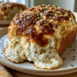 Cottage Cheese Everything-Bagel Loaf — Cheese Pull Perfection