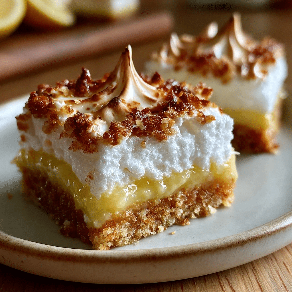 Lemon Meringue Bars: A Tangy and Fluffy Dessert Delight