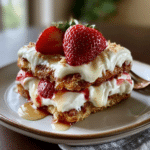 Strawberry Eclair Cake: A Creamy Layered No-Bake Dessert