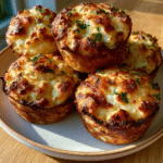 Garlic Butter Cottage Cheese Muffin-Tin Rolls — Hot Pull 2 Garlic Butter Cottage Cheese Muffin-Tin Rolls — Hot Pull