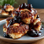 No-Dough Cottage Cheese Blueberry Cobbler Fritters — Warm Fruit Drizzle 2 No-Dough Cottage Cheese Blueberry Cobbler Fritters — Warm Fruit Drizzle