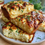 3-Ingredient Cottage Cheese Garlic Herb Loaf — Golden Crust Slices 2 3-Ingredient Cottage Cheese Garlic Herb Loaf — Golden Crust Slices