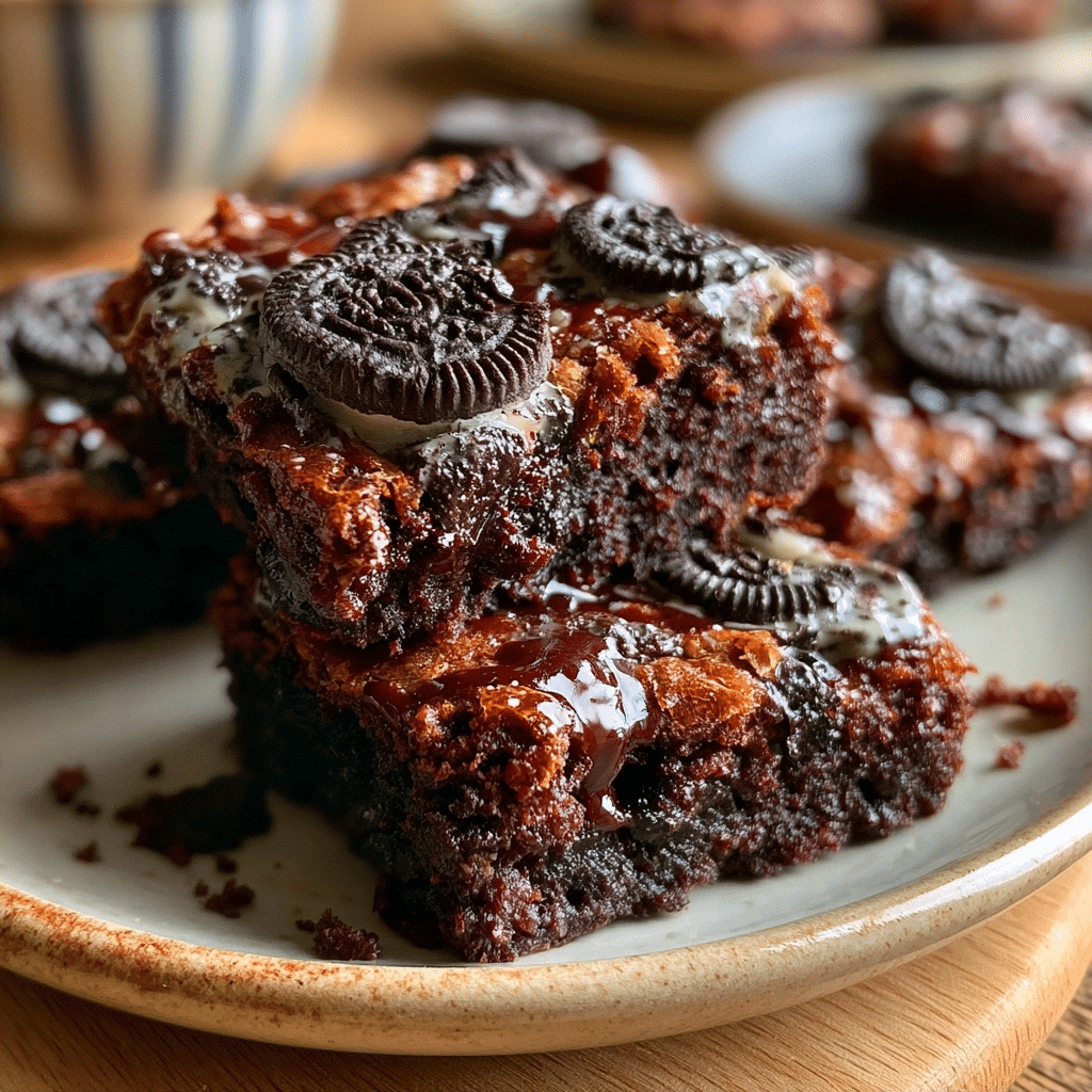 Oreo Brownies: Rich Chocolate Treats with Cookie Crunch