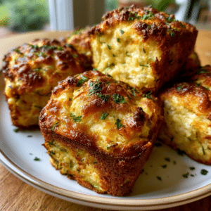 Savory Cottage Cheese Zucchini Bread Squares — Warm Soft Break