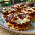 Cottage Cheese Pepperoni Pizza Cups — No Crust Cheese Pull 2 Cottage Cheese Pepperoni Pizza Cups — No Crust Cheese Pull