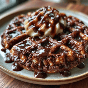 Double Chocolate Cottage Cheese Brownie Waffle Recipe