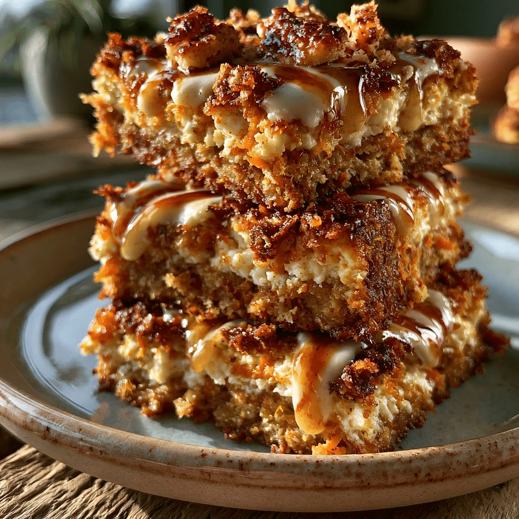 Zero-Flour Cottage Cheese Carrot Cake Blondies — Layered Break