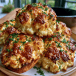 No-Flour Cottage Cheese Sour Cream & Chive Buns — Fluffy Tear