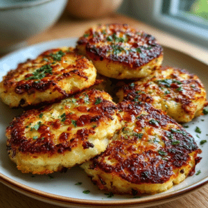 Zero-Potato Cottage Cheese Hash Brown Patties — Crisp Golden Edge