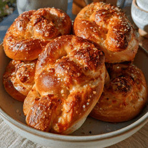 Cottage Cheese Garlic-Parmesan Pretzel Knots — Hot Pull