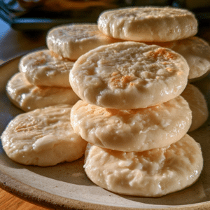 Cloud Bun Cottage Cheese Flats — No-Yeast Steam Tear