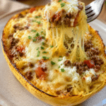 Creamy Cottage Cheese & Savory Beef Stuffed Spaghetti Squash 2 BF292F09 6306 4AB6 8F18 B3579DA98A81