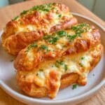 Savory Bakery-Style Cottage Cheese Asiago Herb Eclairs — Golden Pastry Split 2 IMG 3497