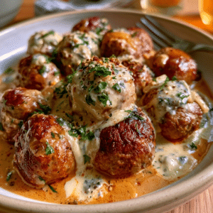 Cottage Cheese Swedish Meatball Skillet: No-Roux Creamy Gravy