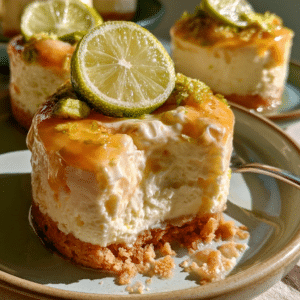 Chilled Cottage Cheese Key Lime Pie Cups — Smooth Spoon Wobble