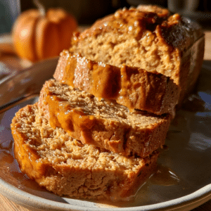 Zero-Flour Cottage Cheese Pumpkin Spice Loaf Slices