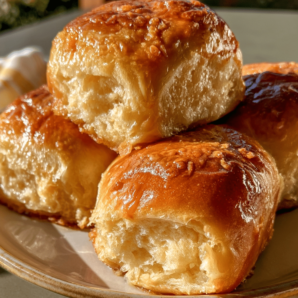 2-Ingredient Cottage Cheese Hawaiian Sweet Rolls — Fluffy Soft Tear