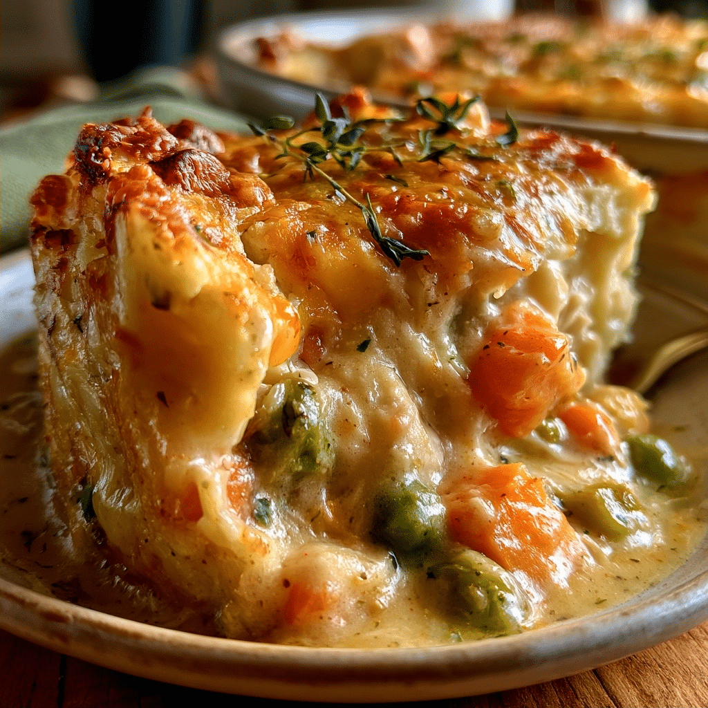 Zero-Crust Cottage Cheese Chicken Pot Pie Skillet Recipe