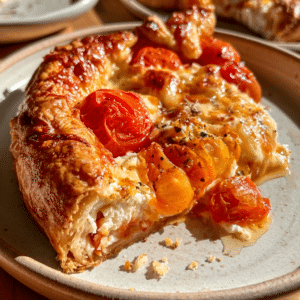 Heirloom Tomato Cottage Cheese Galette — Rustic Slice Lift