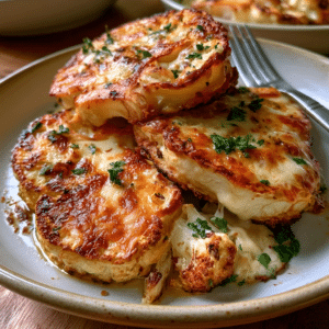 Roasted Cottage Cheese Parmesan Cauliflower Steaks — Savory Fork Cut
