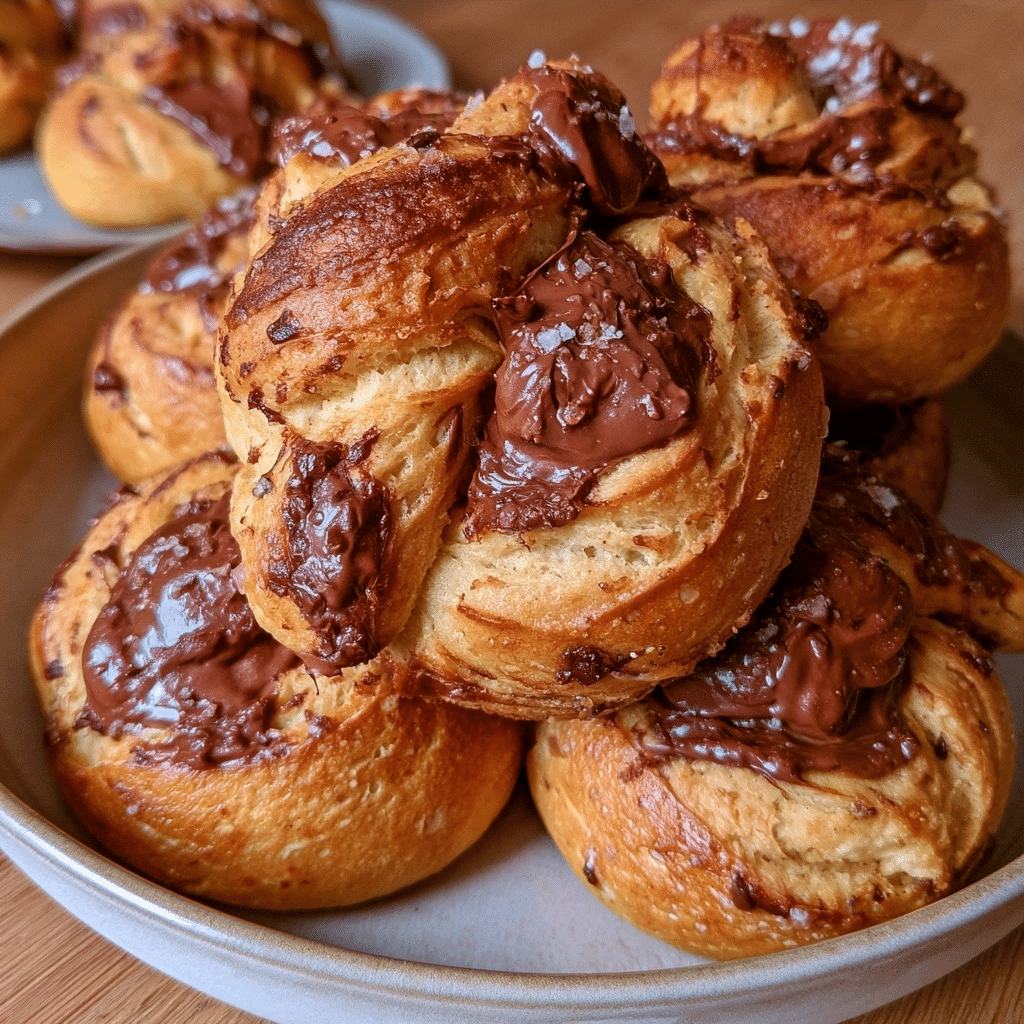 Cottage Cheese Dark Chocolate Sea Salt Pretzel Knots Recipe
