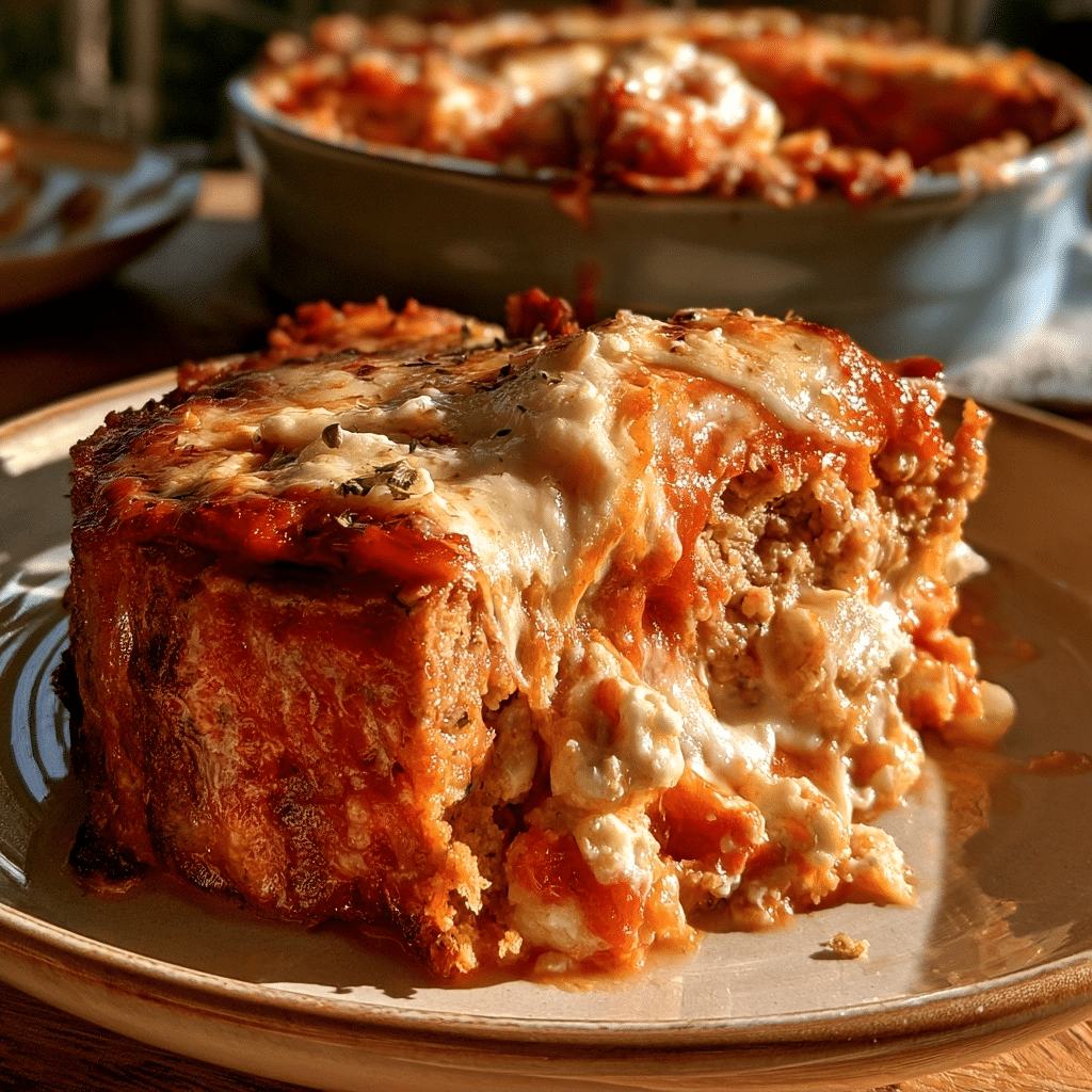 Cozy Cottage Cheese Glazed Meatloaf — Thick Slice Reveal