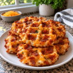 Savory Cottage Cheese Bacon Cheddar Waffle Grids Crisp Golden Edge Snap 2 02FAE511 731D 47E2 B21D 15843746ED76