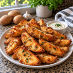 Crispy Cottage Cheese Parmesan Garlic Potato Wedges — Loud Golden Edge Crack 2 CA998FC2 4802 4F9C ACCD CCA51876EC91
