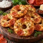 Savory Cottage Cheese Pepperoni Cracker Rings — Crisp Herb Snap 2 Savory Cottage Cheese Pepperoni Cracker Rings — Crisp Herb Snap