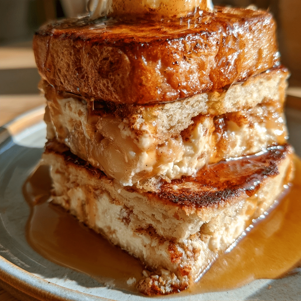 Cozy Cottage Cheese Cinnamon Apple Flapjacks — Sticky Syrup Drip