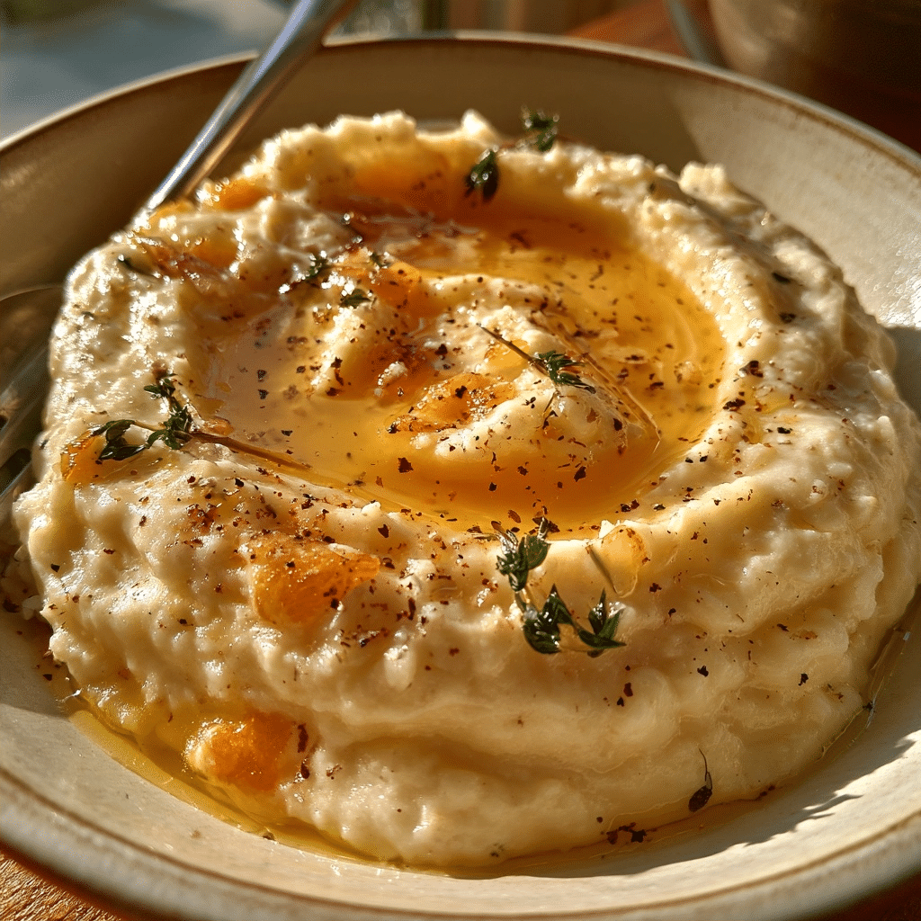 Homestyle Cottage Cheese Roasted Garlic Mashed Potatoes — Melting Butter Pool