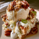 Classic Amish Cottage Cheese Waldorf Salad — Crisp Chilled Pecan Scoop