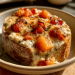 Homestyle Cottage Cheese Roasted Butternut Bacon Chowder — Crusty Sourdough Steam Dunk 2 Homestyle Cottage Cheese Roasted Butternut Bacon Chowder — Crusty Sourdough Steam Dunk