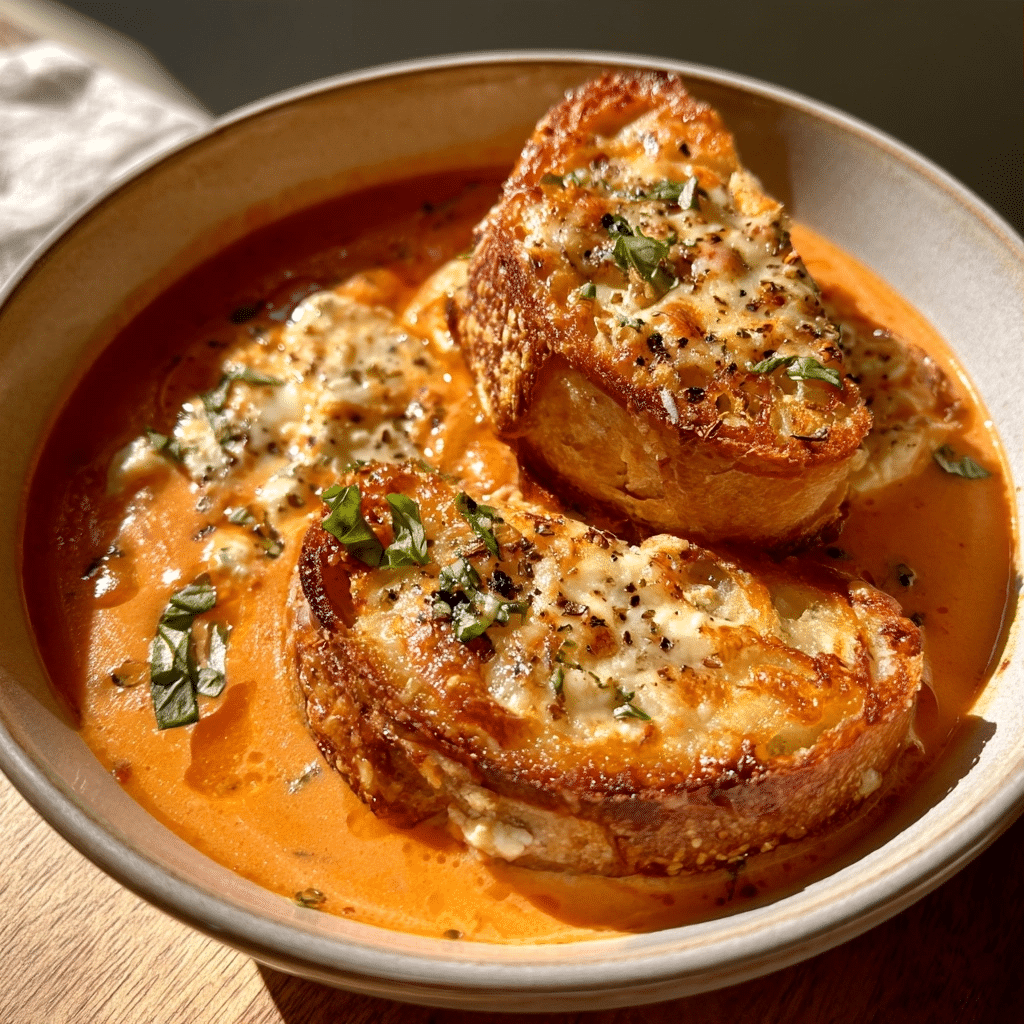 Creamy Cottage Cheese Tomato Basil Soup — Grilled Cheese Dunk