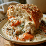 Homestyle Cottage Cheese Creamy Chicken & Wild Rice Soup — Steaming Crusty Bread Dunk 2 Homestyle Cottage Cheese Creamy Chicken & Wild Rice Soup — Steaming Crusty Bread Dunk