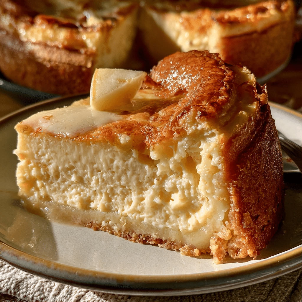 Old-Fashioned Cottage Cheese Vanilla Custard Pie — Silky Nutmeg Wedge Lift